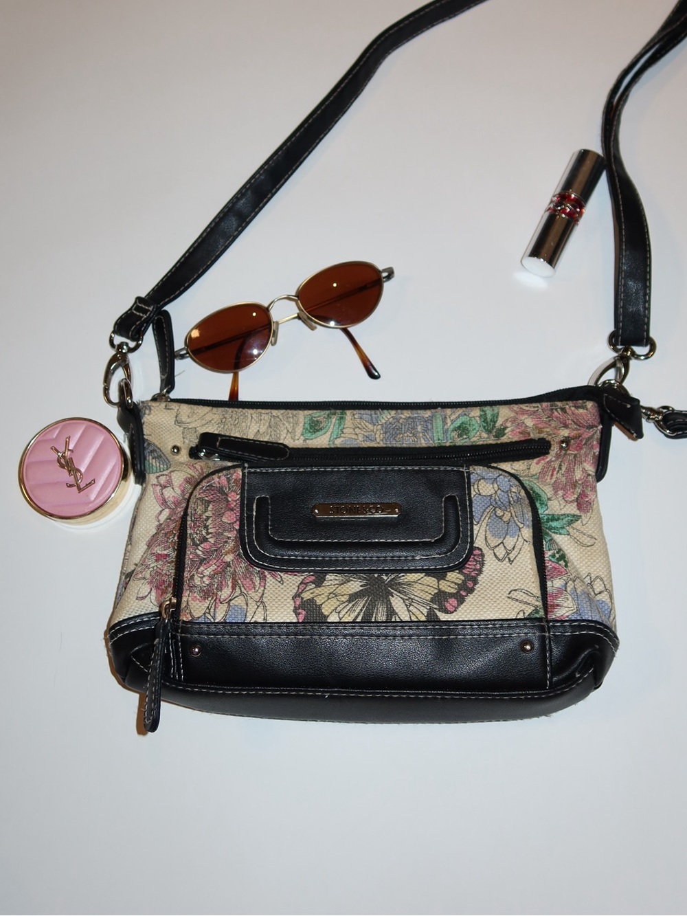 Y2K Stone & Co. Floral Crossbody Bag